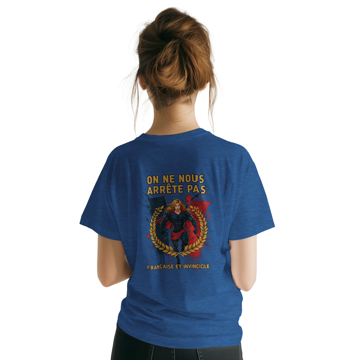 T-shirt Femme 'On ne nous arrête pas' – Coton Doux Premium