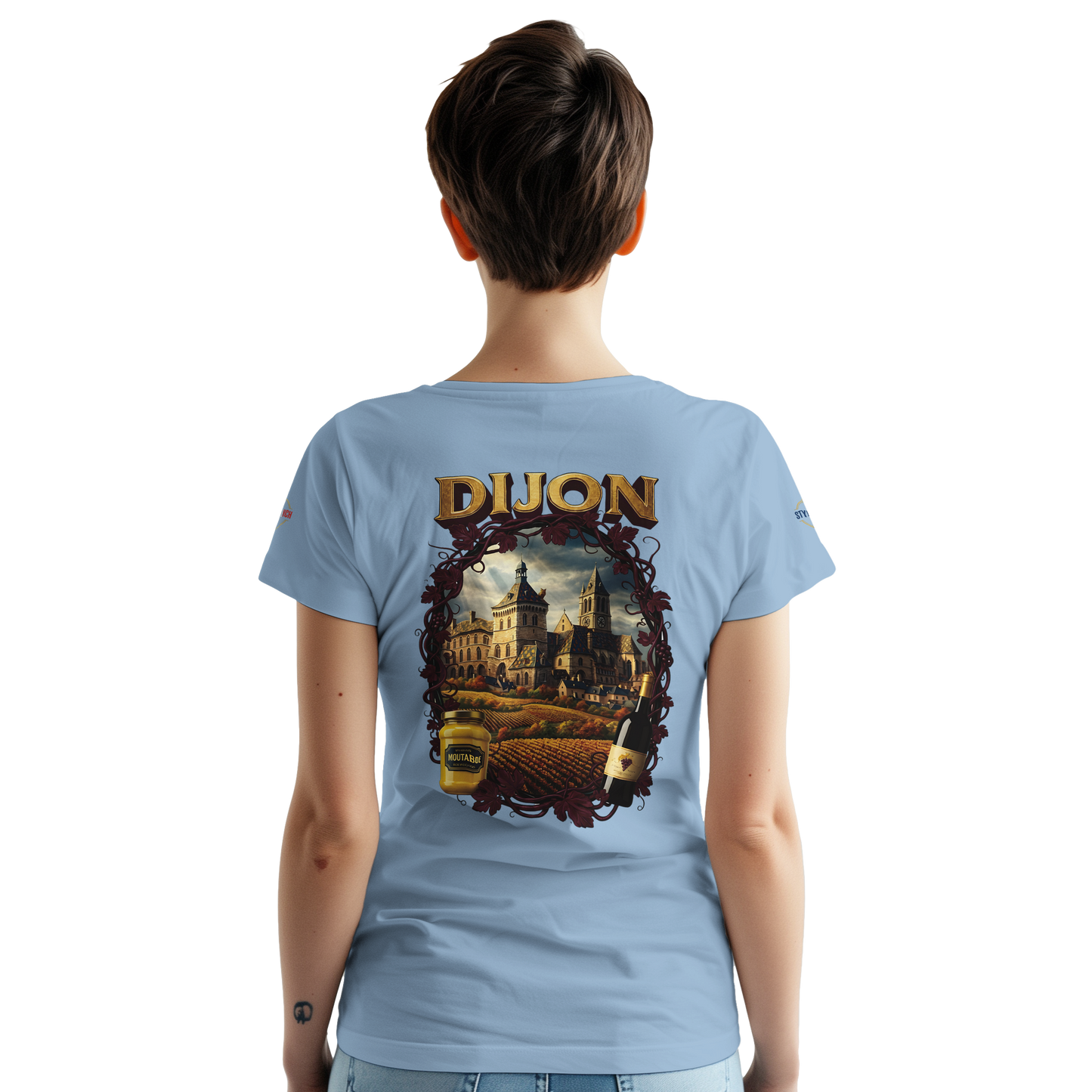 T-shirt Unisexe Dijon – Ville de France en Coton Premium