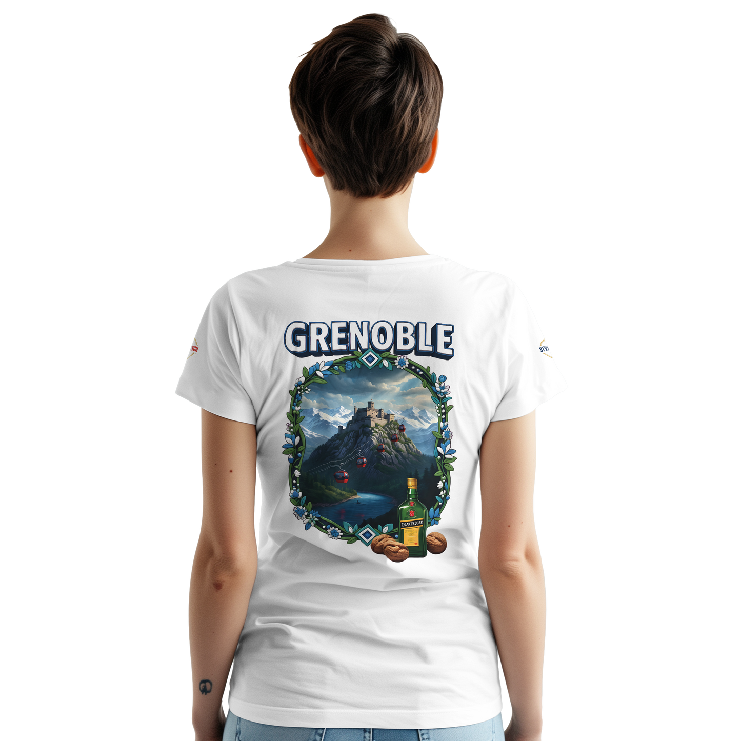 T-shirt Unisexe Grenoble - Ville de France - Coton Premium