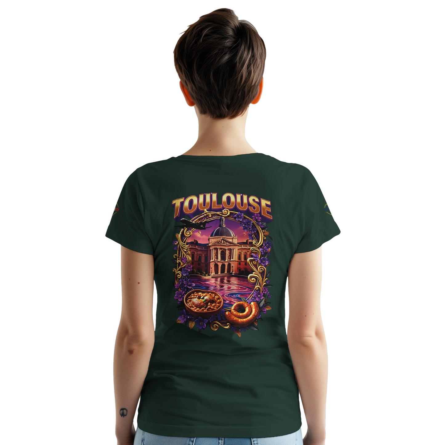 T-Shirt Unisexe Toulouse France – T-Shirt en Coton Premium à Coupe Classique