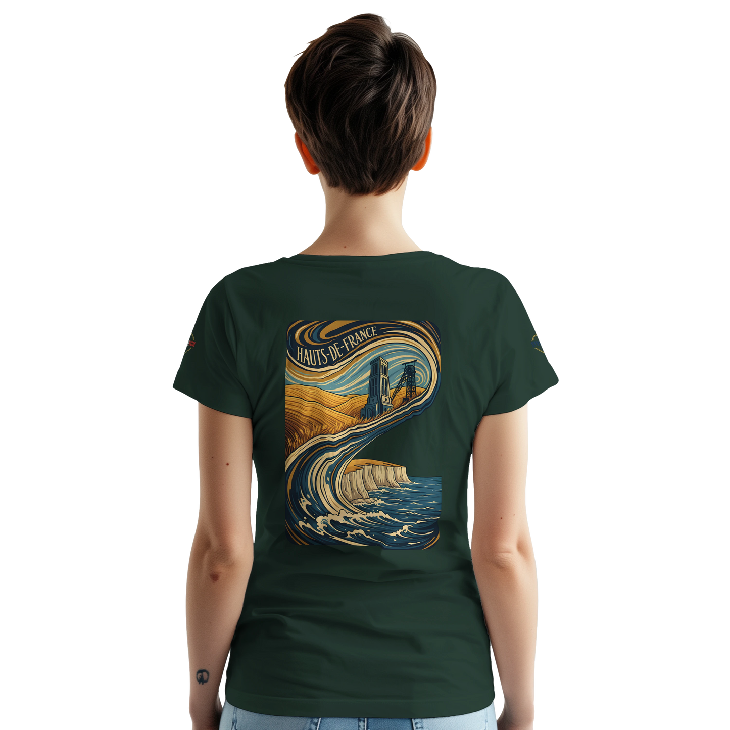 T-shirt Unisexe Haut de France - Coton Épais Premium