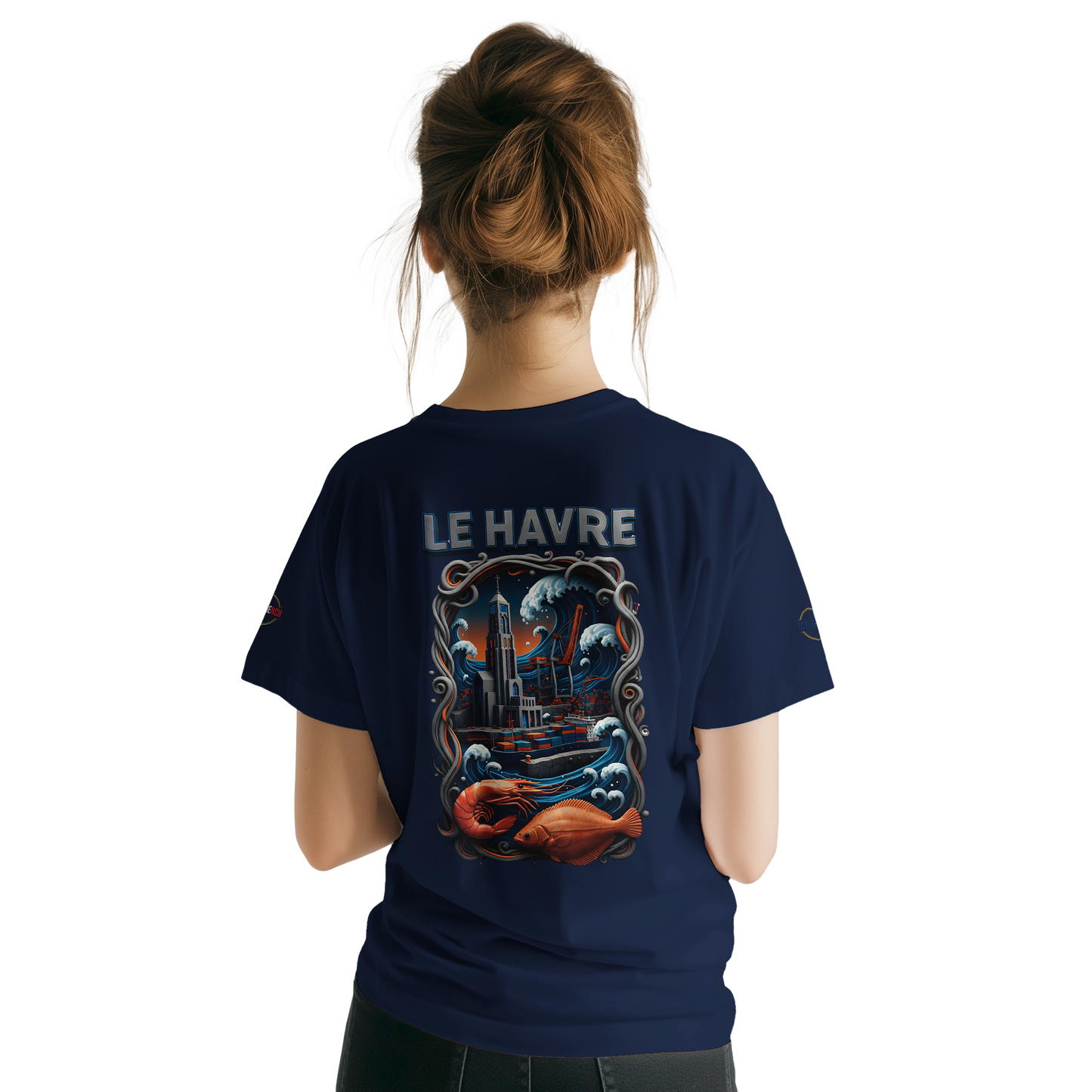 T-shirt Unisexe Le Havre – Coton Doux Premium pour Impression DTG