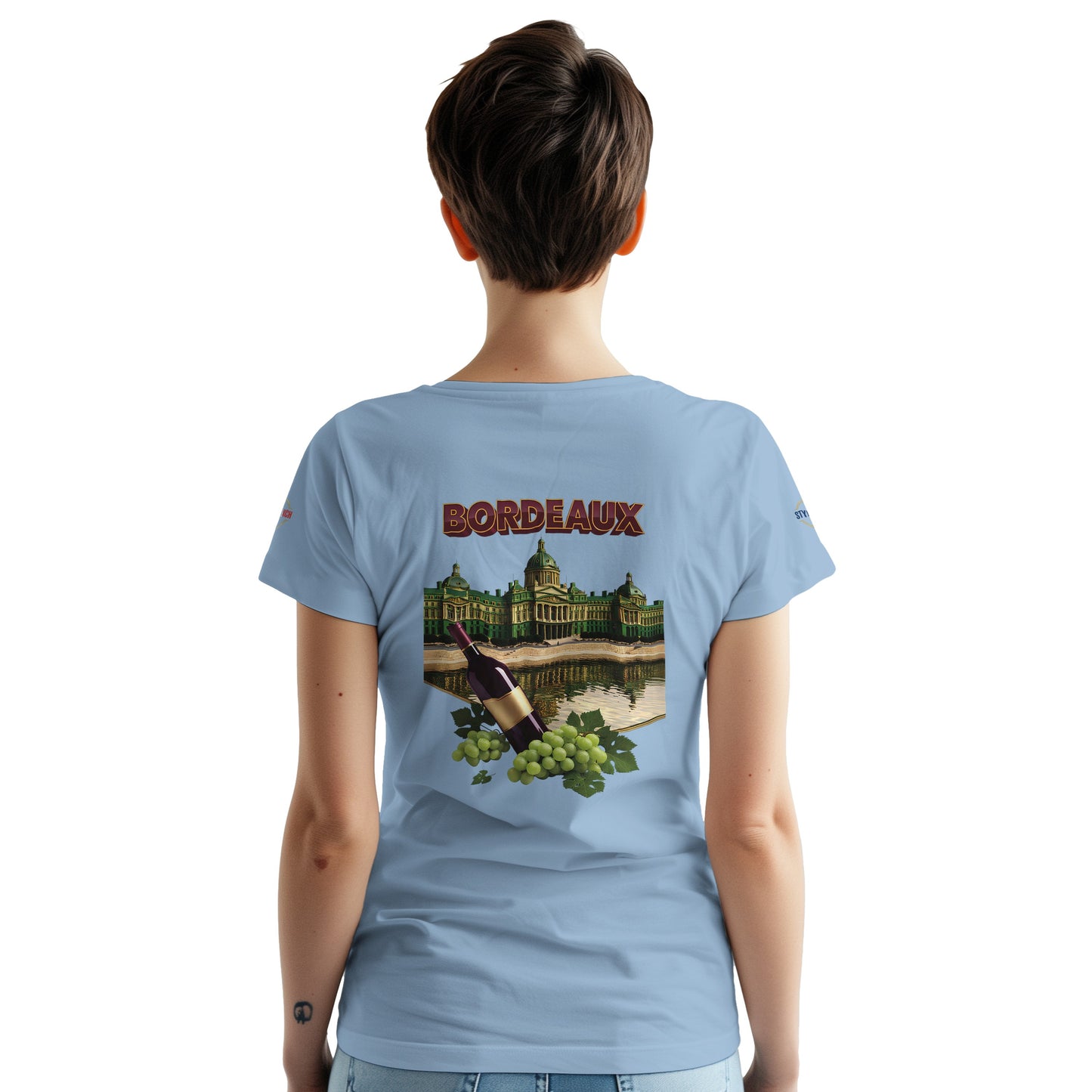 T-shirt Unisexe Bordeaux Ville de France – Coton Épais Premium