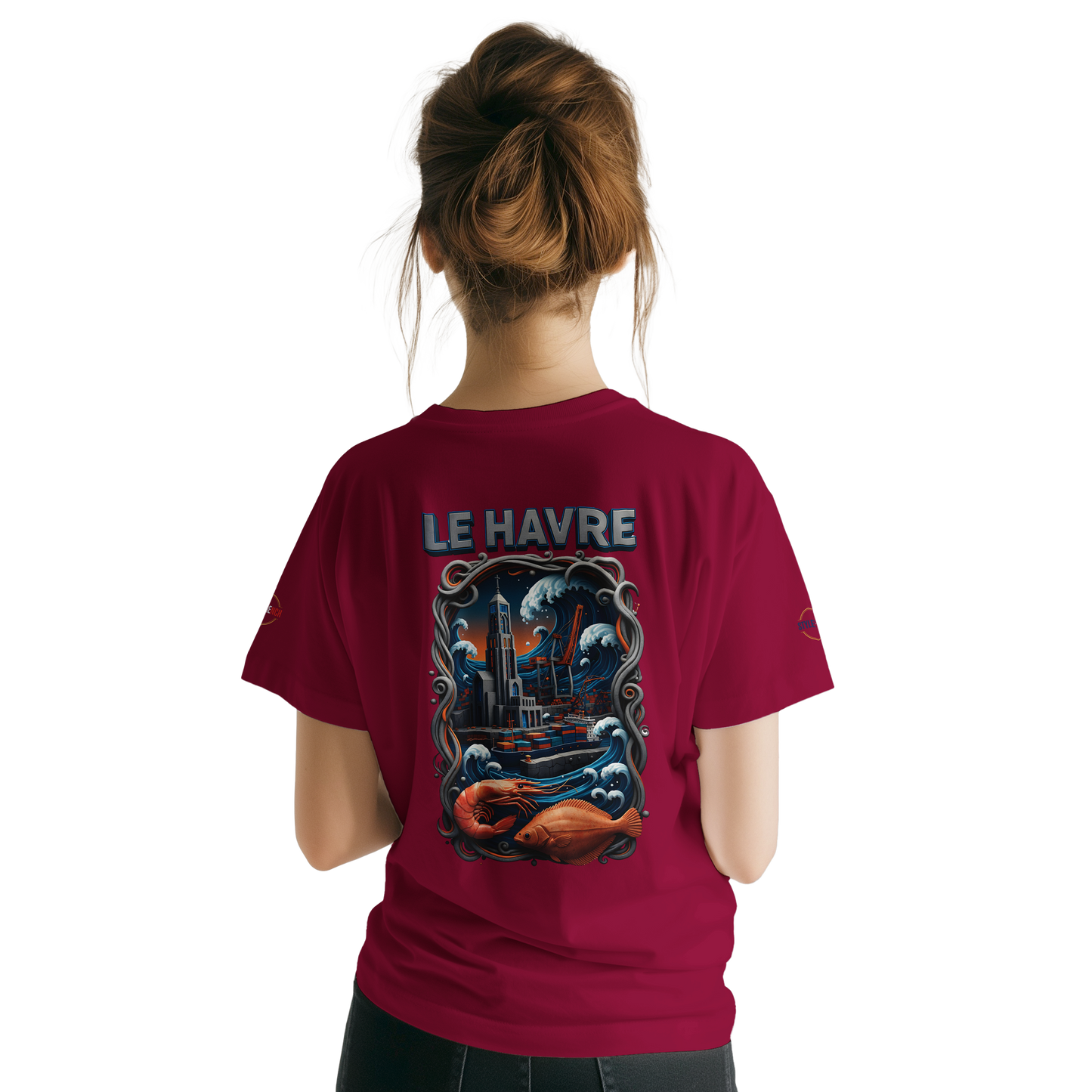 T-shirt Unisexe Le Havre – Coton Doux Premium pour Impression DTG