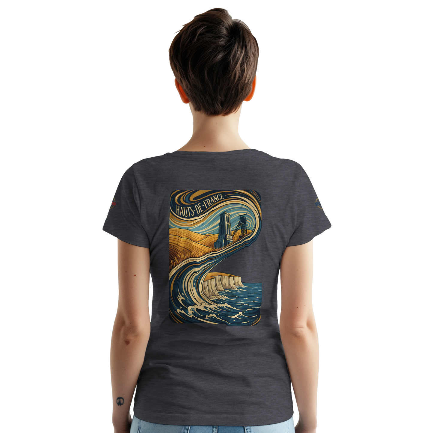 T-shirt Unisexe Haut de France - Coton Épais Premium