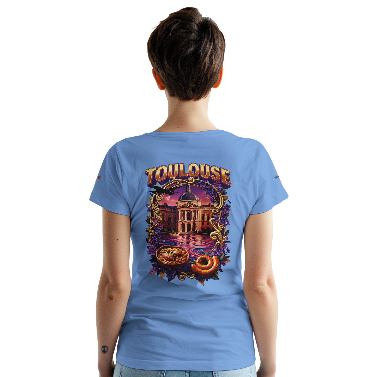 T-Shirt Unisexe Toulouse France – T-Shirt en Coton Premium à Coupe Classique