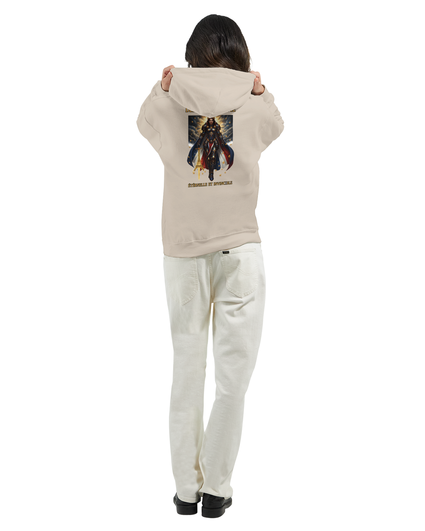 Sweat à Capuche déesse de France Douillet à Motif Unique – Confort et Style