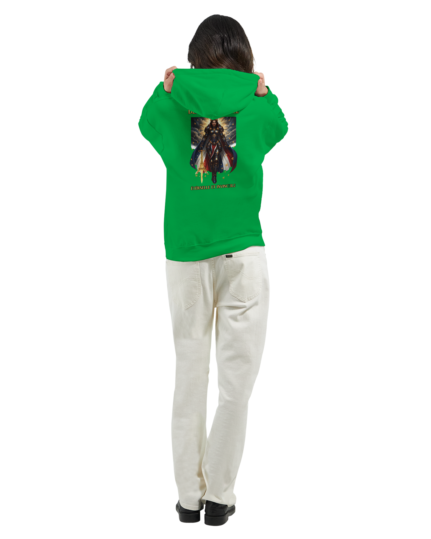Sweat à Capuche déesse de France Douillet à Motif Unique – Confort et Style