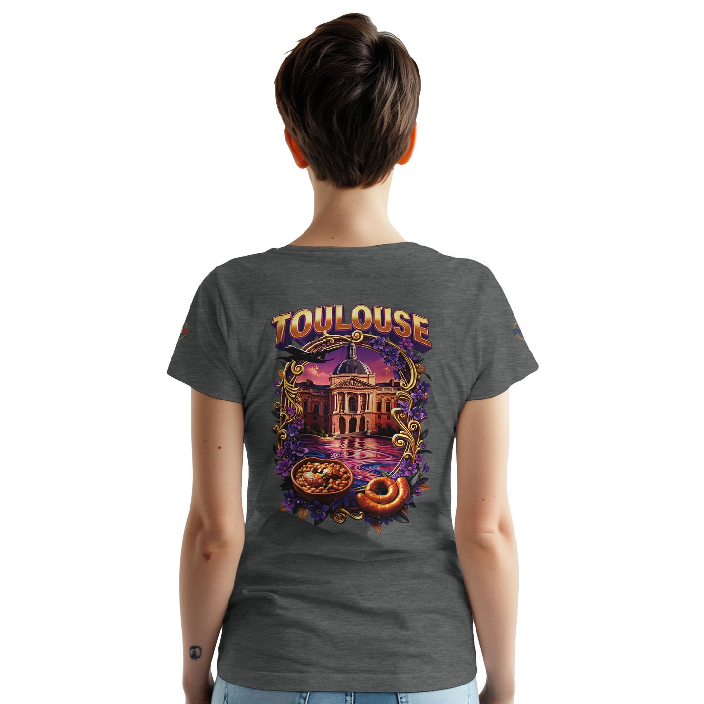 T-Shirt Unisexe Toulouse France – T-Shirt en Coton Premium à Coupe Classique