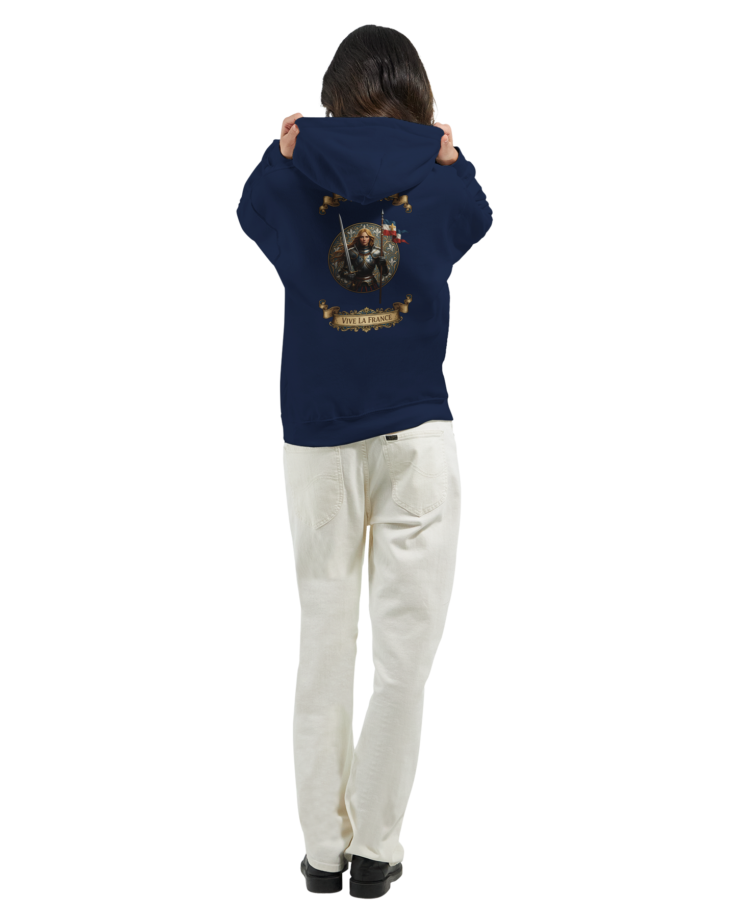 Sweat à Capuche Femme Jeanne d'Arc - Hoodie Confortable et Résistant