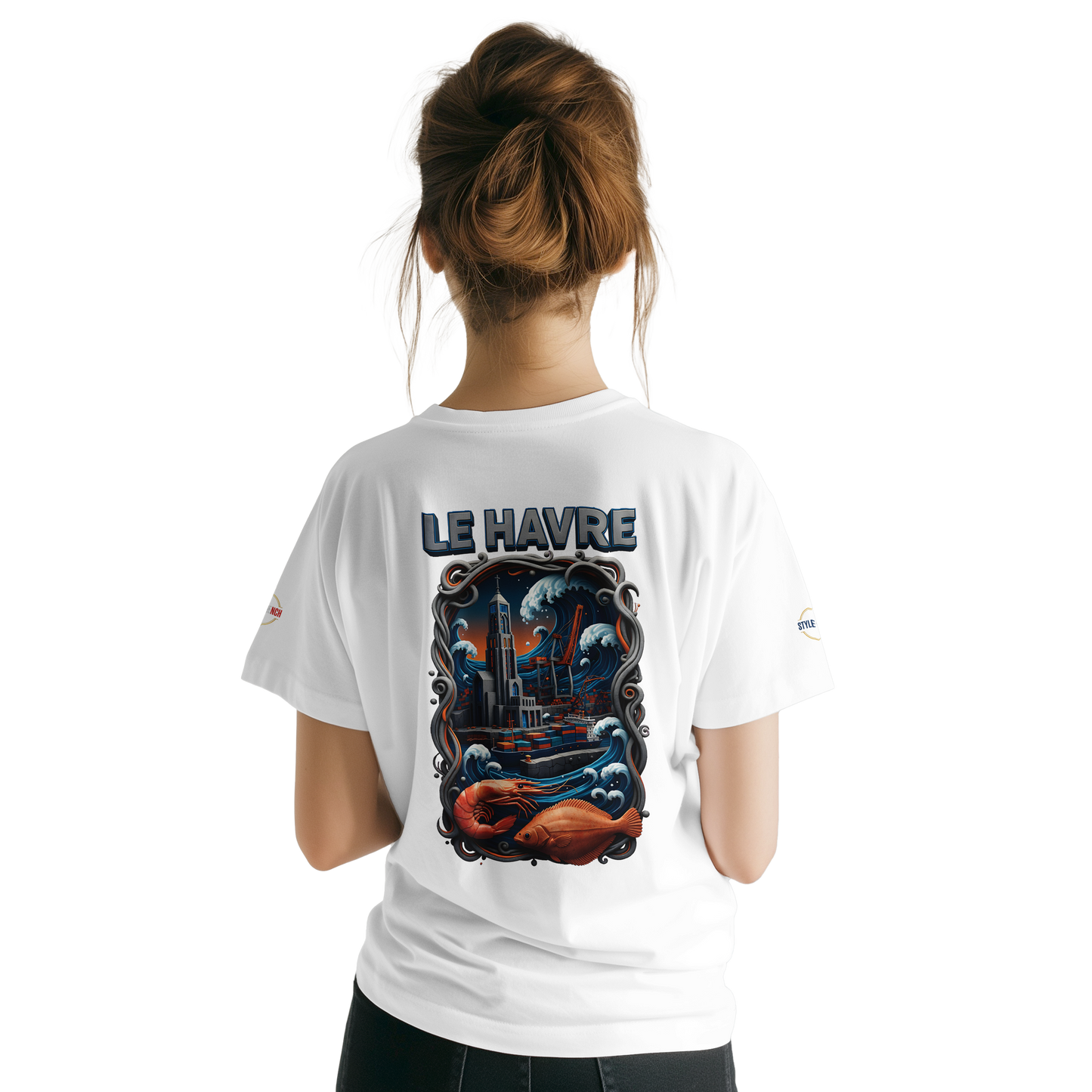 T-shirt Unisexe Le Havre – Coton Doux Premium pour Impression DTG