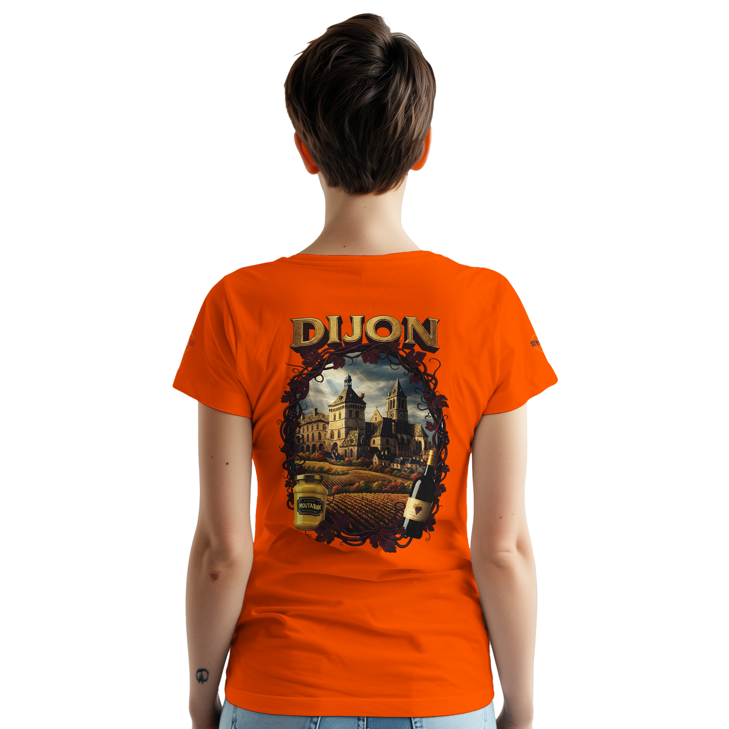T-shirt Unisexe Dijon – Ville de France en Coton Premium
