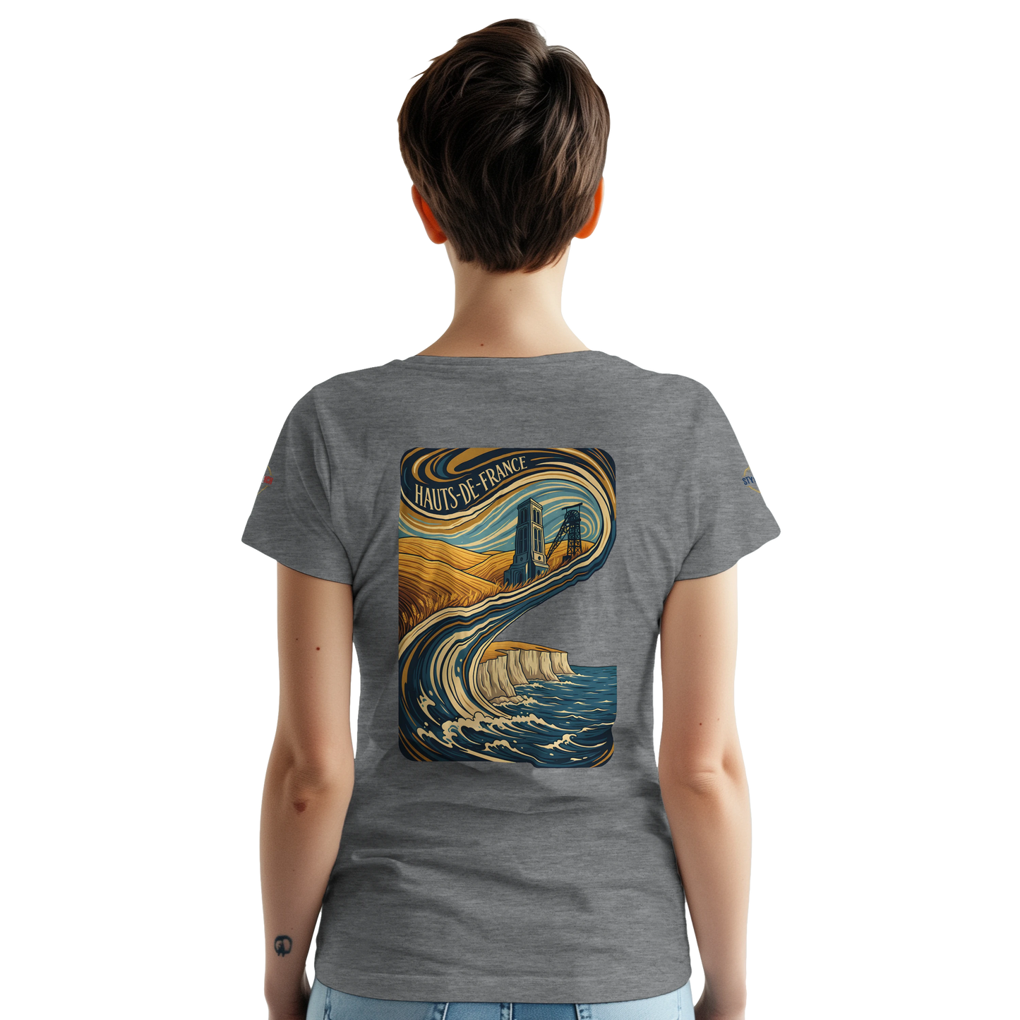 T-shirt Unisexe Haut de France - Coton Épais Premium