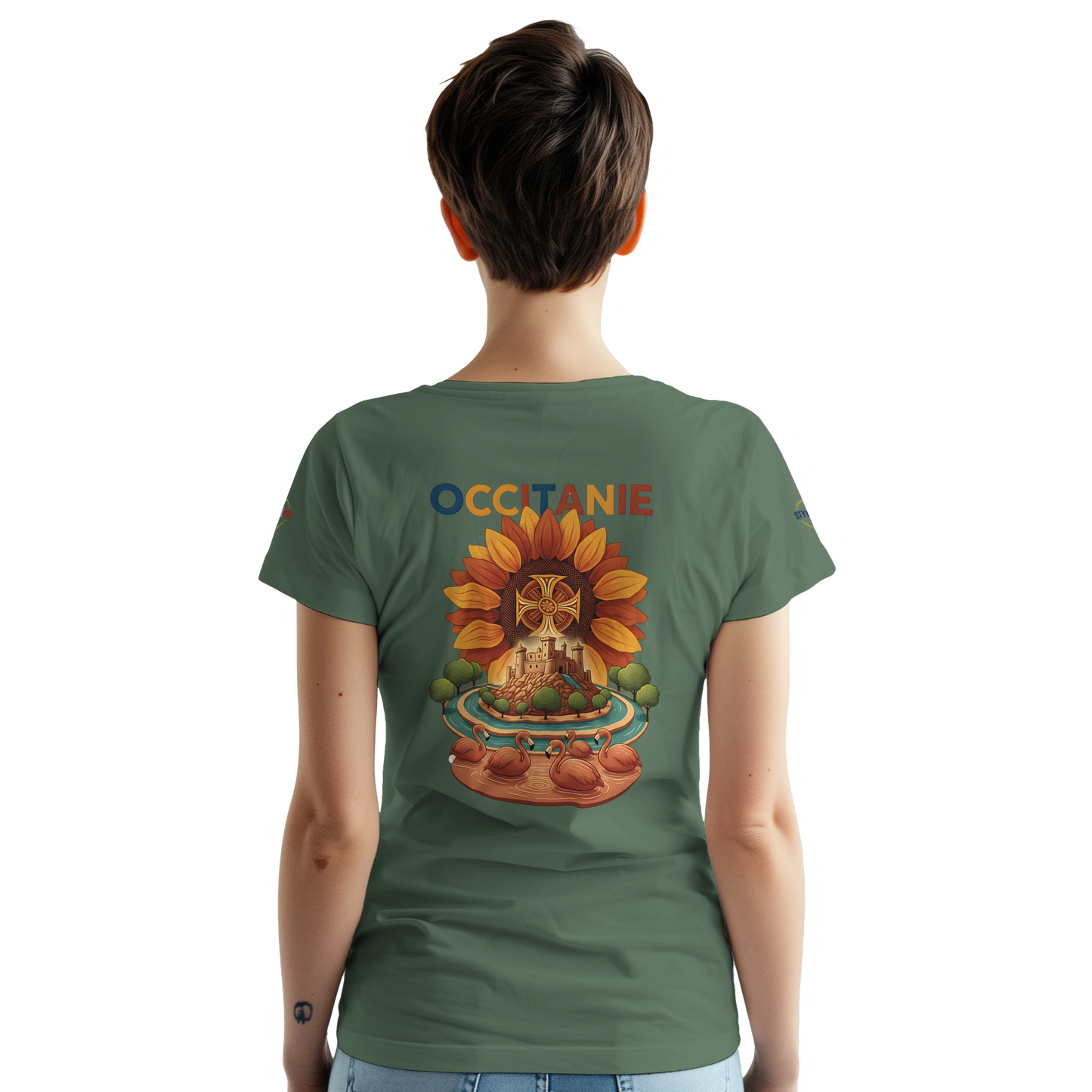 T-shirt Unisexe Occitanie – Coton Épais Premium