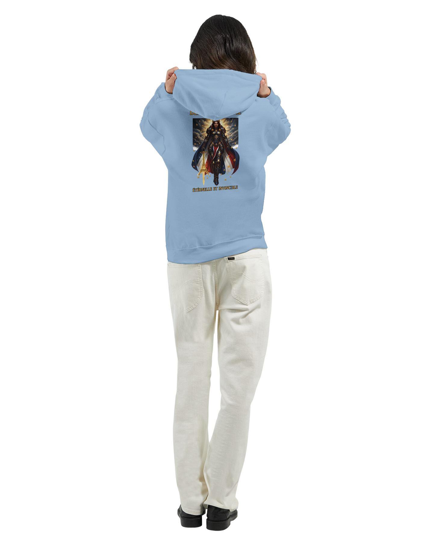 Sweat à Capuche déesse de France Douillet à Motif Unique – Confort et Style