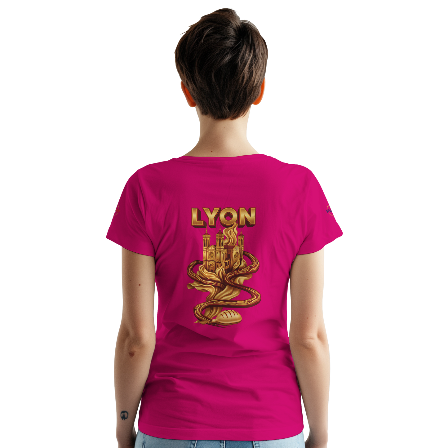 T-Shirt Unisexe Lyon - Design Ville de France - 100% Coton