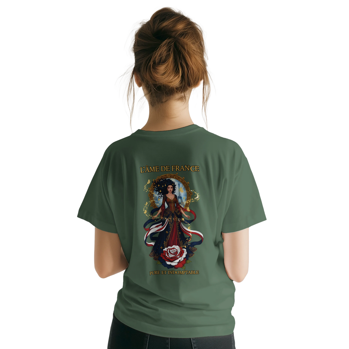 T-shirt  femme L'âme de France – Premium Cotton Tee with Classic French Design