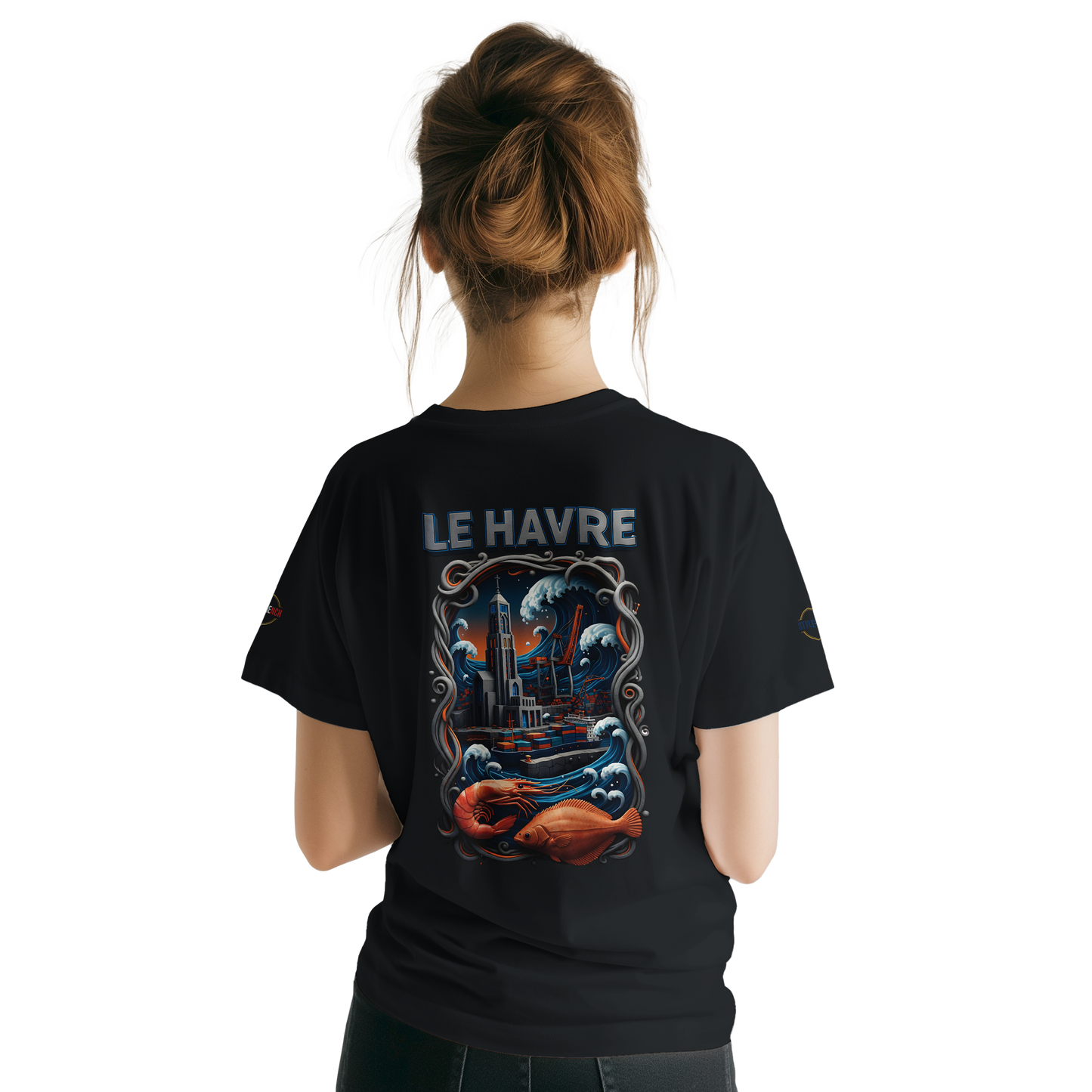 T-shirt Unisexe Le Havre – Coton Doux Premium pour Impression DTG