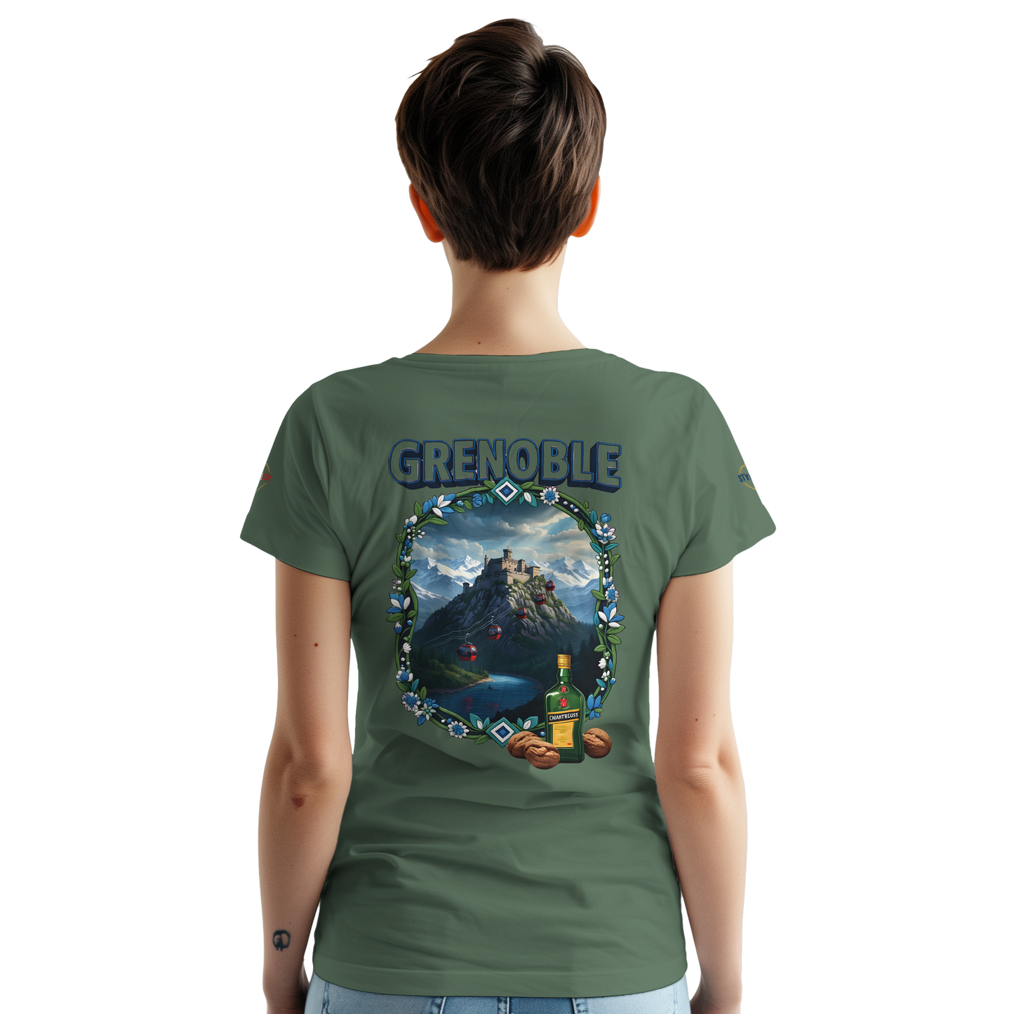 T-shirt Unisexe Grenoble - Ville de France - Coton Premium