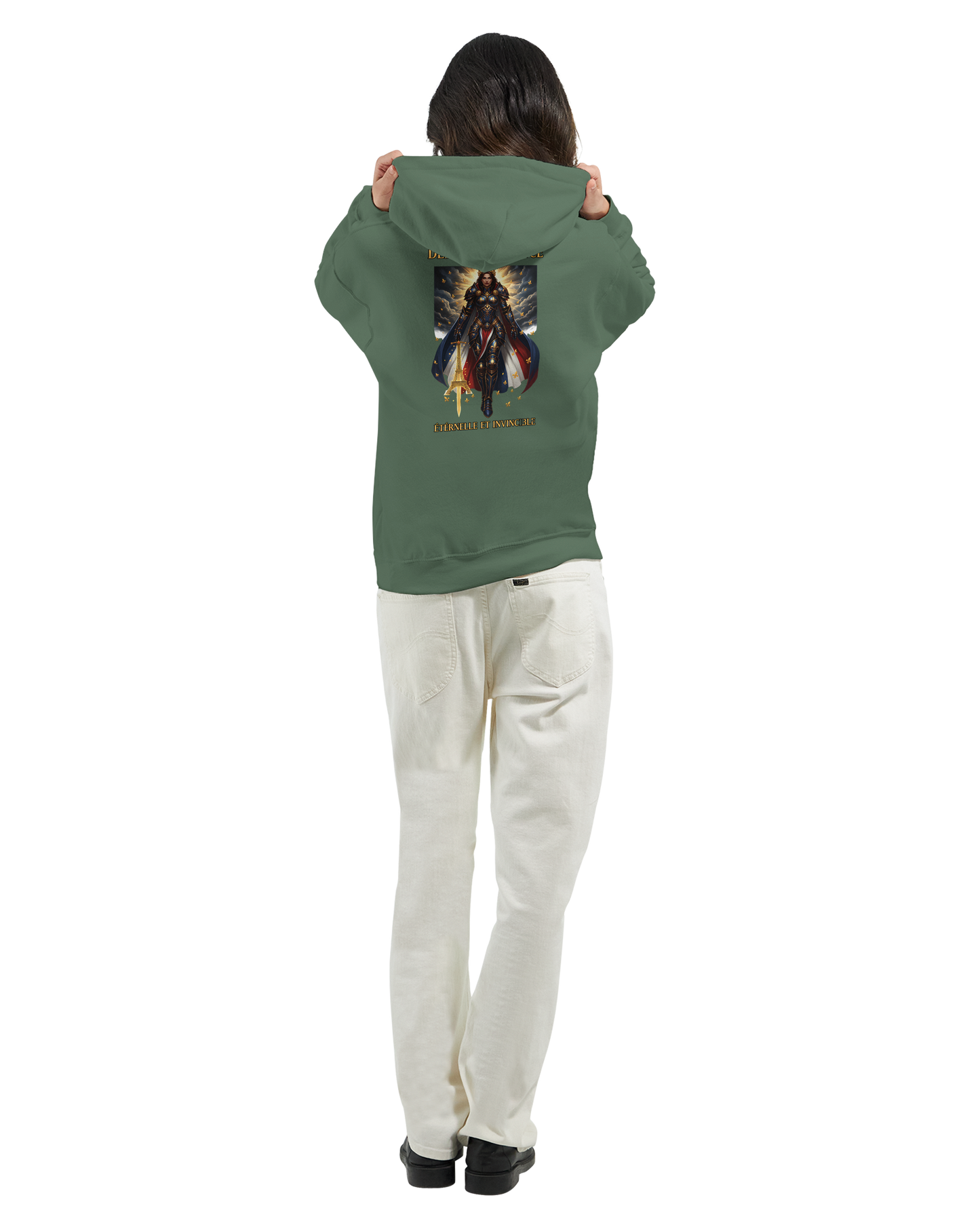 Sweat à Capuche déesse de France Douillet à Motif Unique – Confort et Style