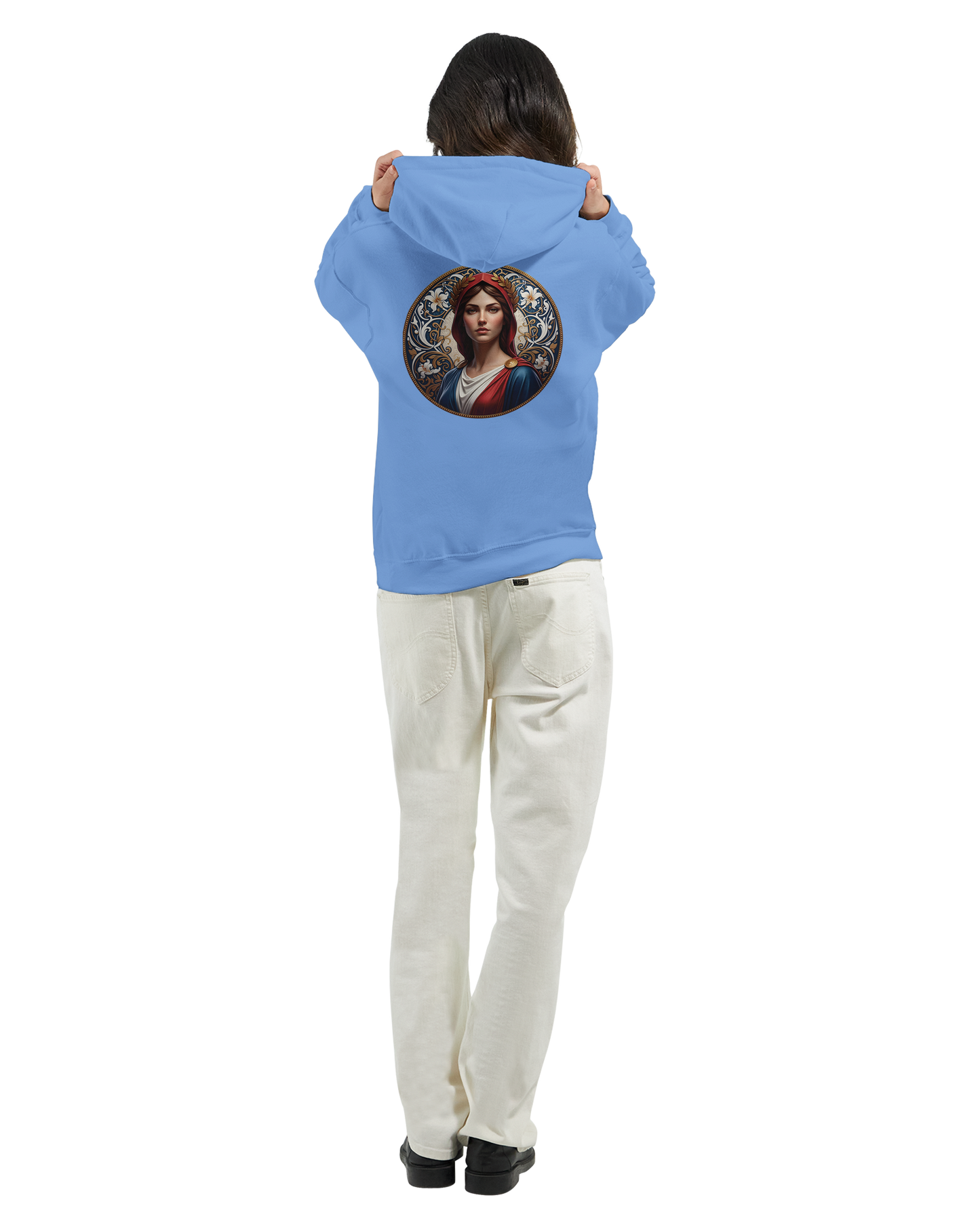 Sweat à capuche femme Marianne - Hoodie en coton et polyester