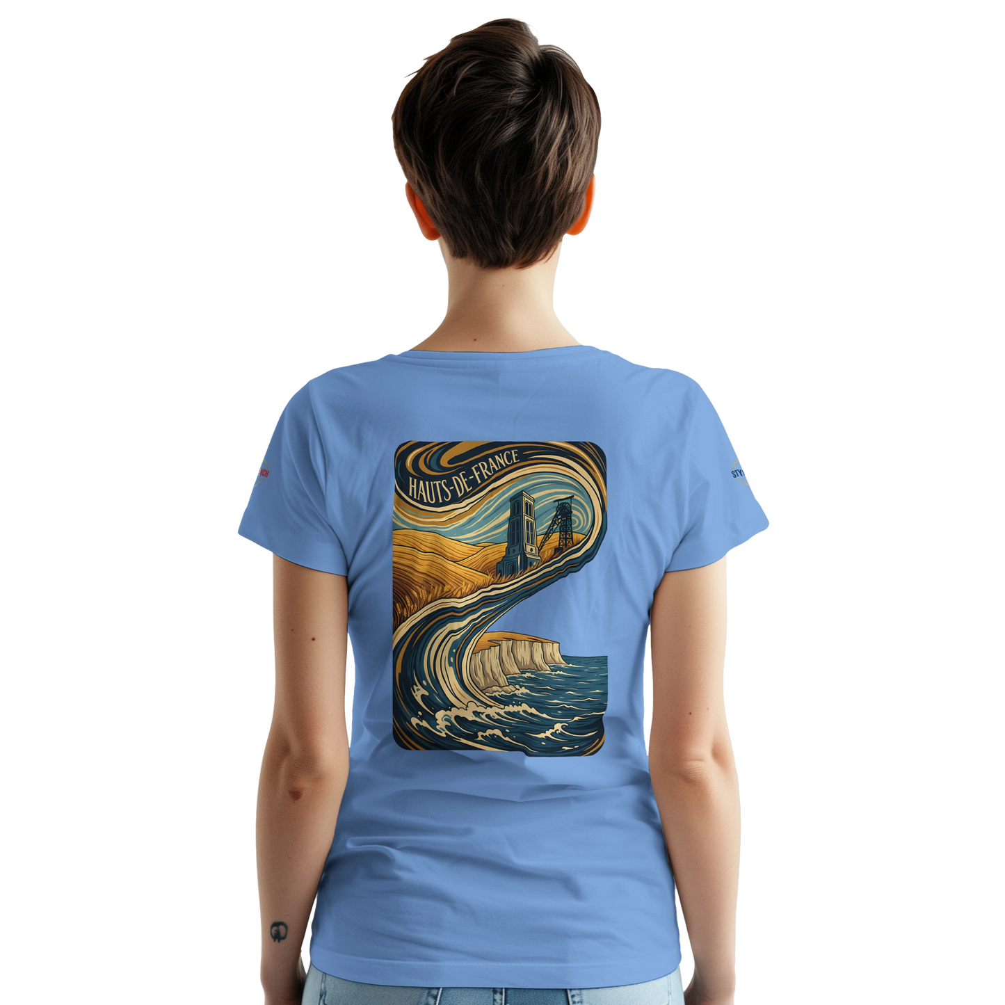 T-shirt Unisexe Haut de France - Coton Épais Premium