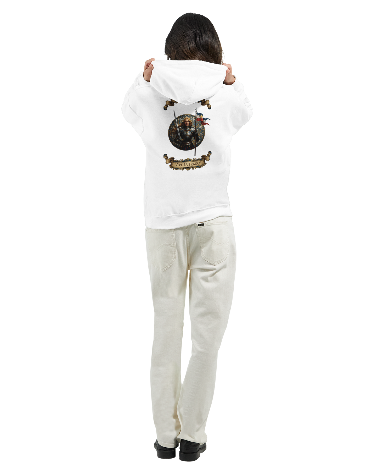 Sweat à Capuche Femme Jeanne d'Arc - Hoodie Confortable et Résistant
