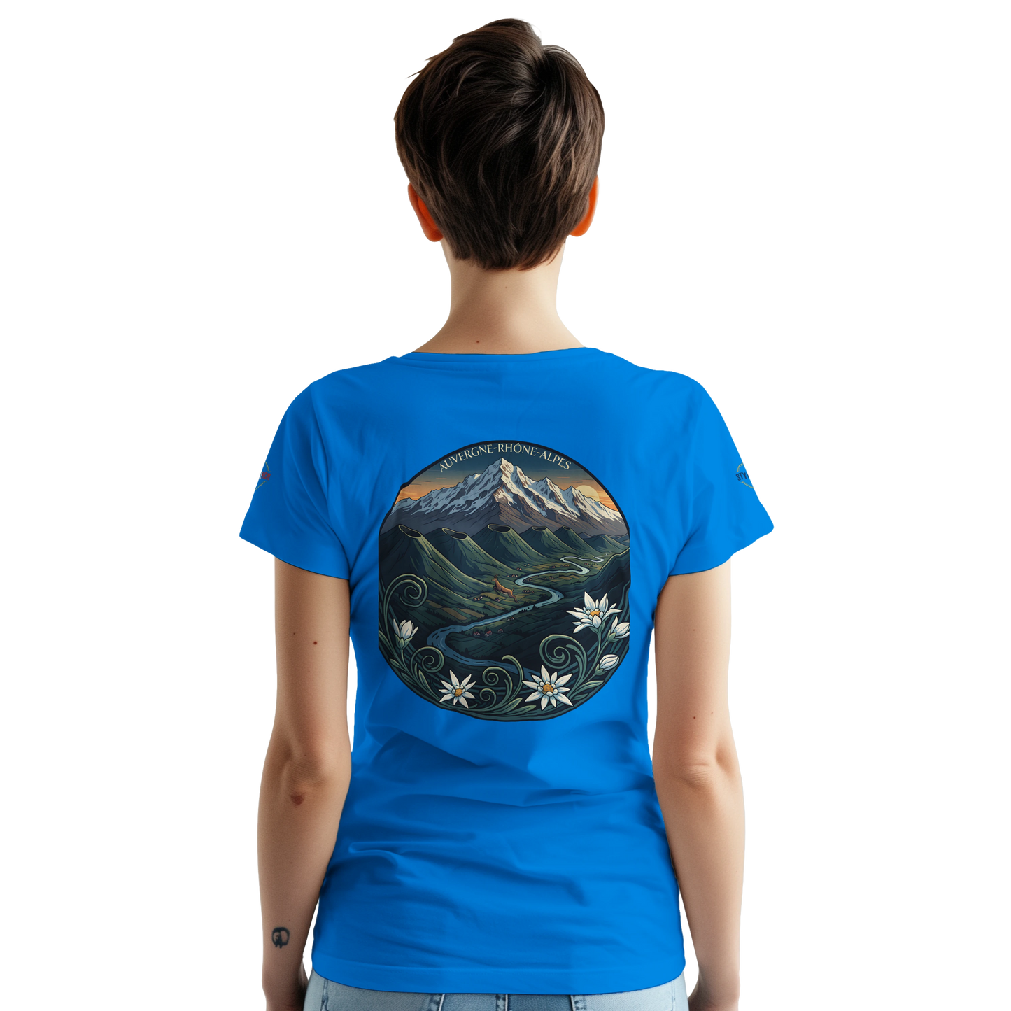 T-Shirt  Auvergne -Rhône -Alpes – Coupe Confortable et Durable