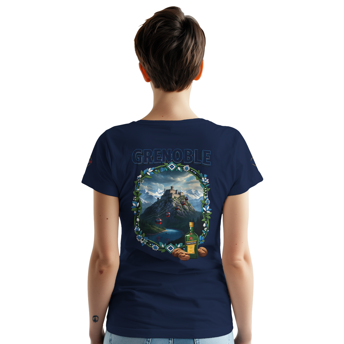 T-shirt Unisexe Grenoble - Ville de France - Coton Premium