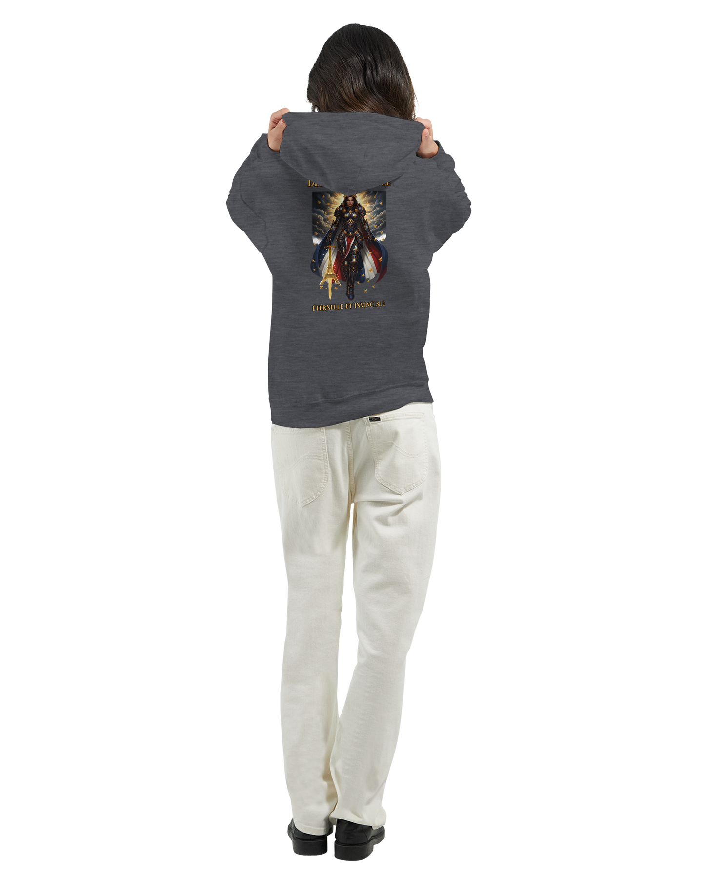 Sweat à Capuche déesse de France Douillet à Motif Unique – Confort et Style