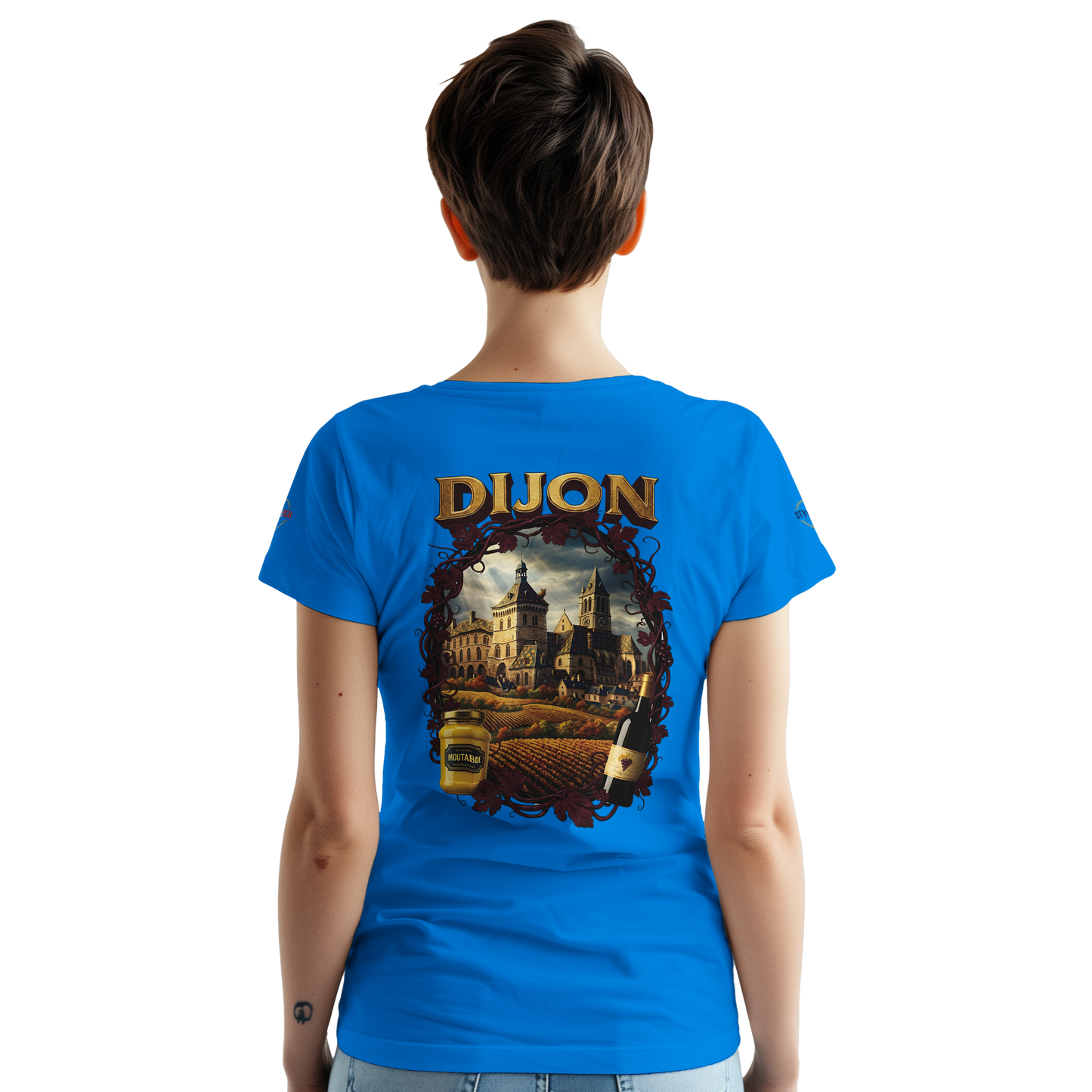 T-shirt Unisexe Dijon – Ville de France en Coton Premium