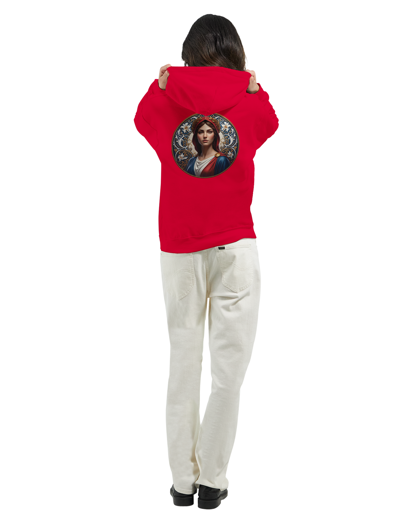 Sweat à capuche femme Marianne - Hoodie en coton et polyester