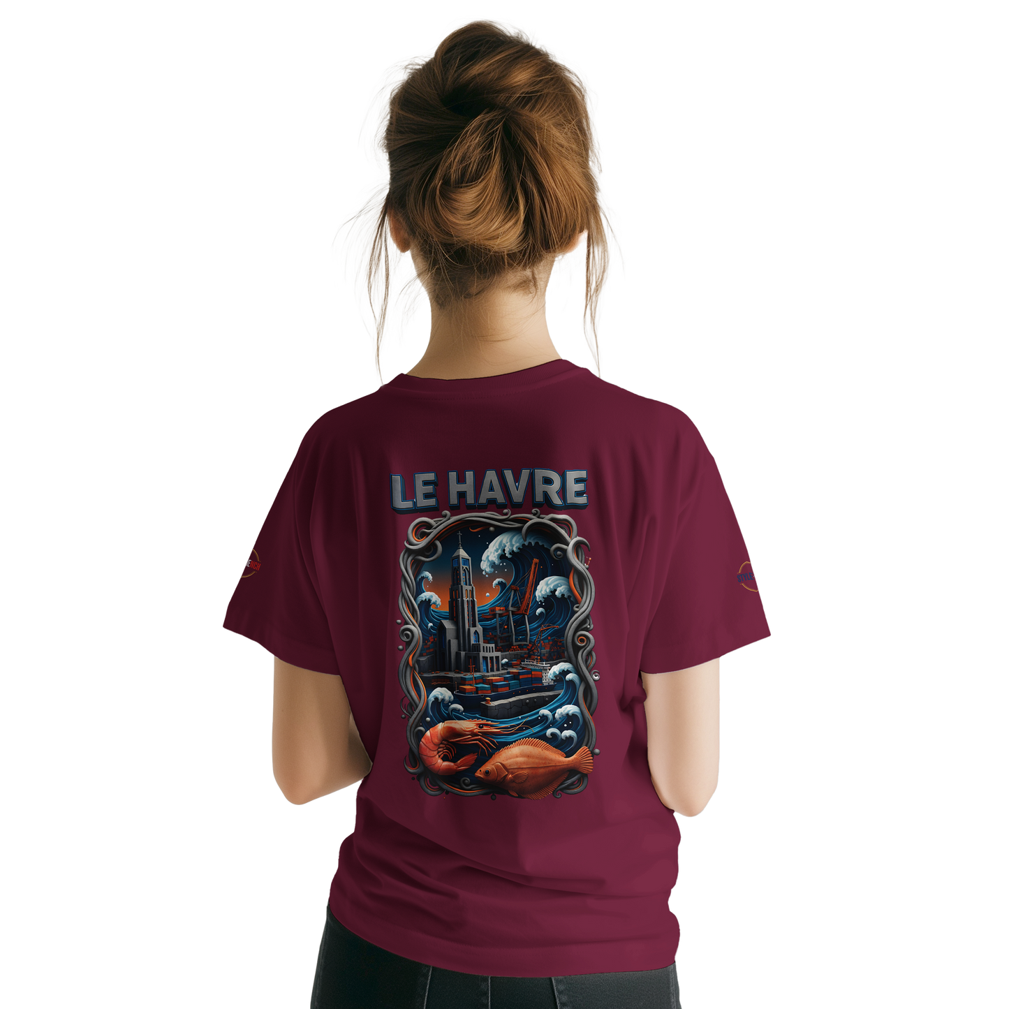 T-shirt Unisexe Le Havre – Coton Doux Premium pour Impression DTG