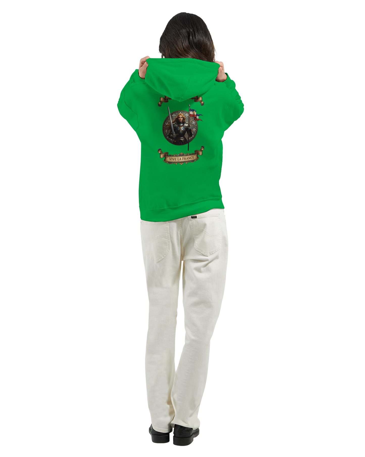 Sweat à Capuche Femme Jeanne d'Arc - Hoodie Confortable et Résistant