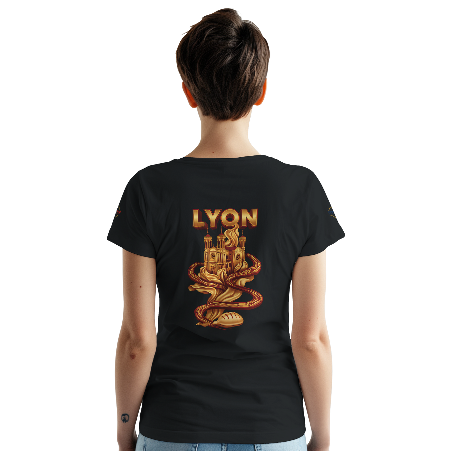 T-Shirt Unisexe Lyon - Design Ville de France - 100% Coton