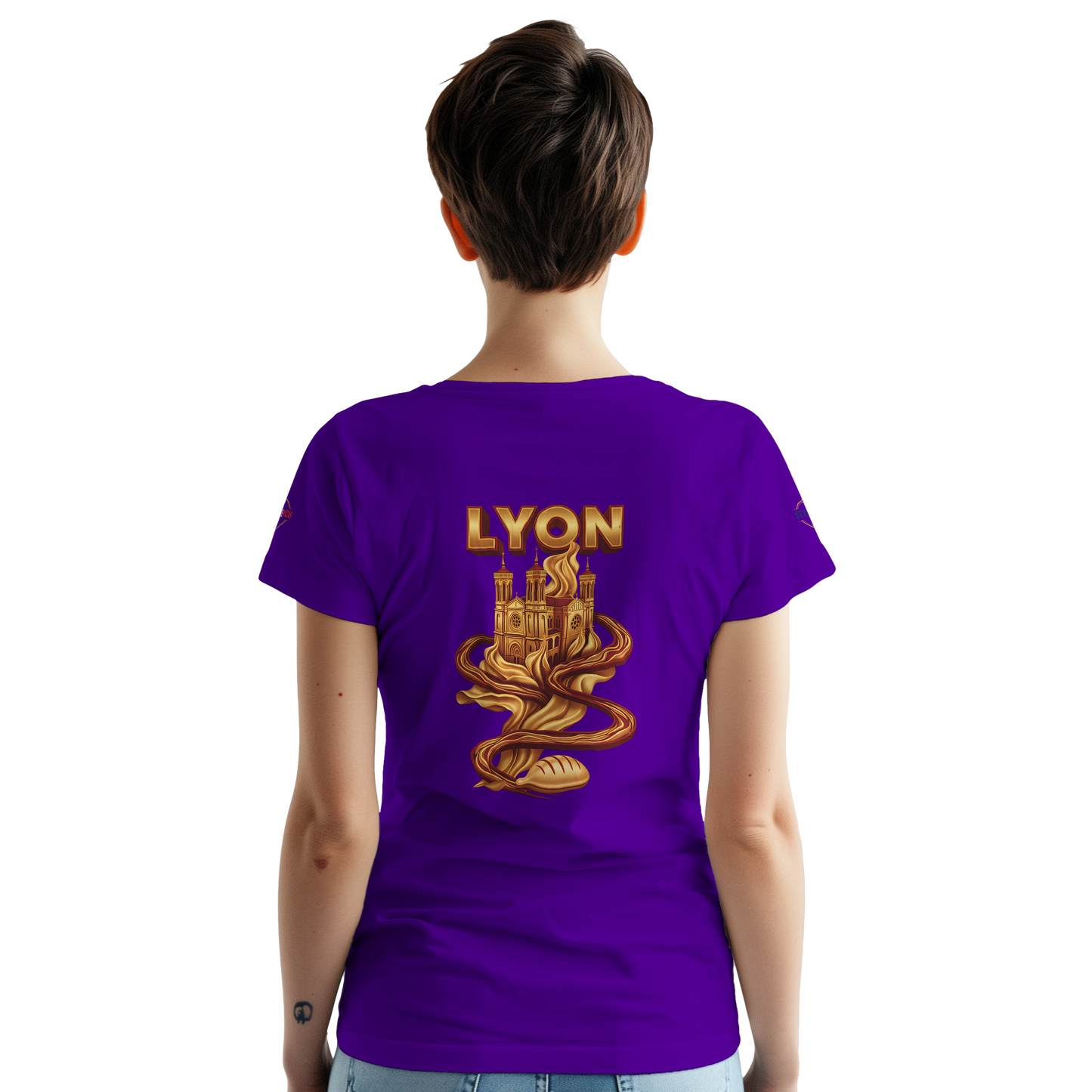 T-Shirt Unisexe Lyon - Design Ville de France - 100% Coton