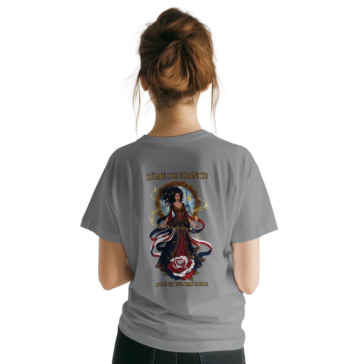 T-shirt  femme L'âme de France – Premium Cotton Tee with Classic French Design