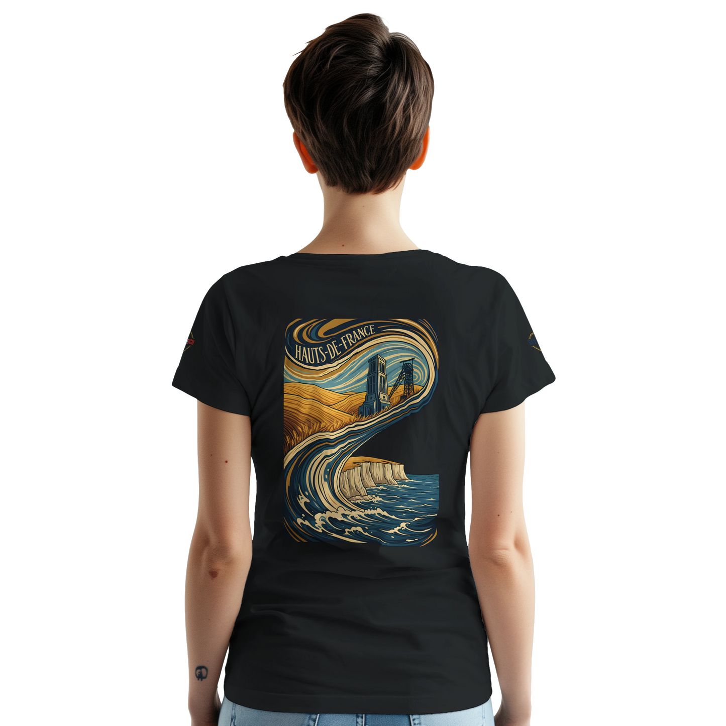 T-shirt Unisexe Haut de France - Coton Épais Premium