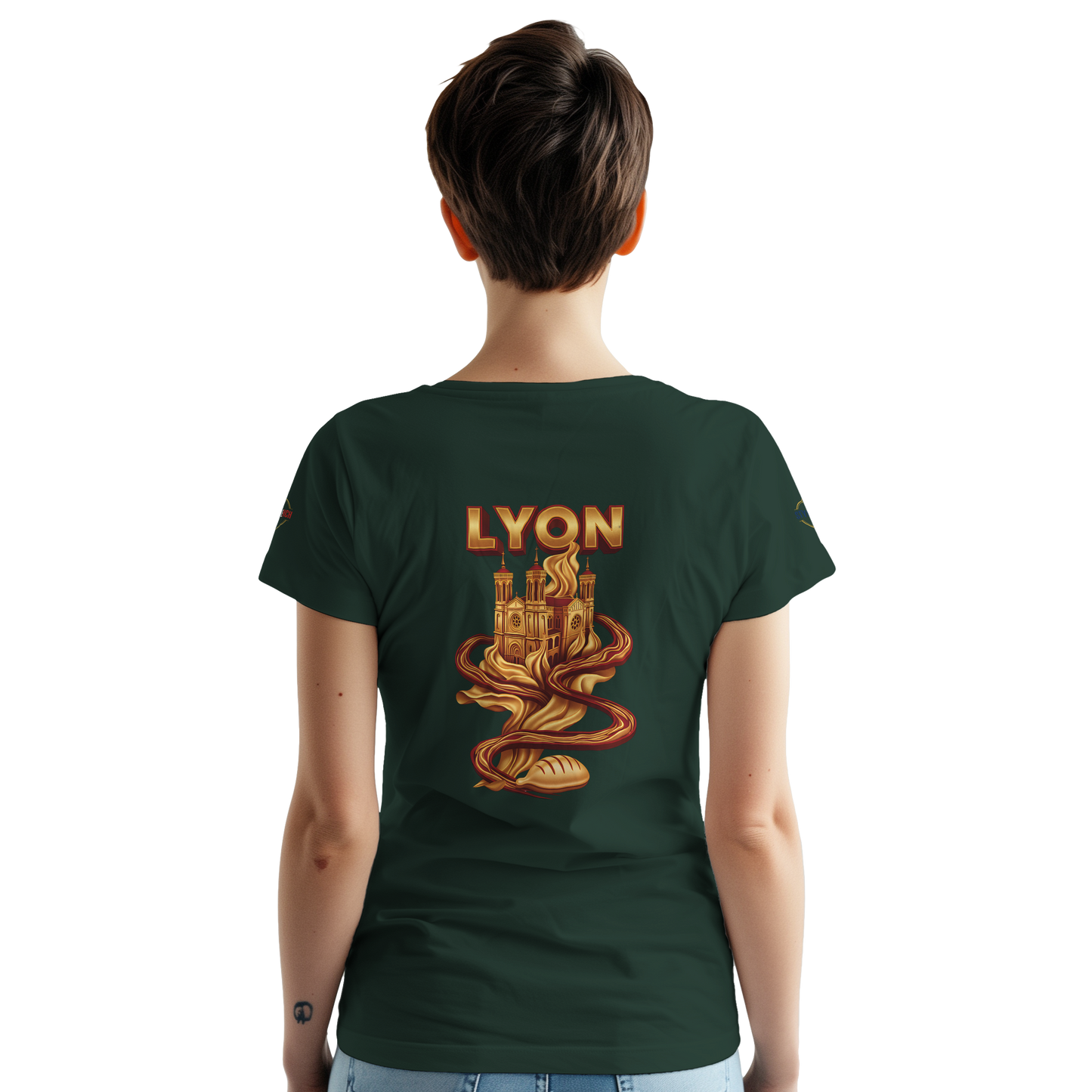 T-Shirt Unisexe Lyon - Design Ville de France - 100% Coton