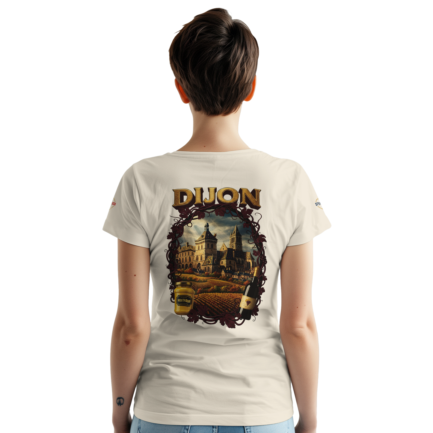 T-shirt Unisexe Dijon – Ville de France en Coton Premium