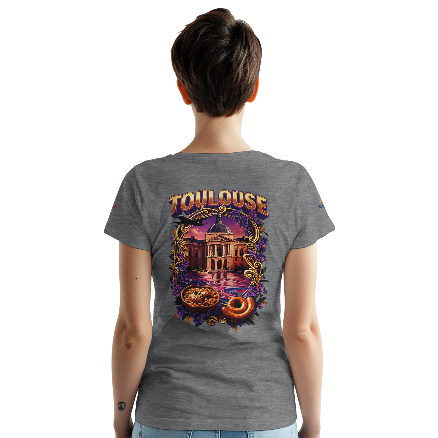 T-Shirt Unisexe Toulouse France – T-Shirt en Coton Premium à Coupe Classique