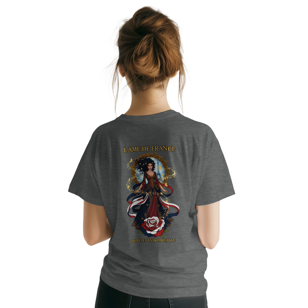 T-shirt  femme L'âme de France – Premium Cotton Tee with Classic French Design
