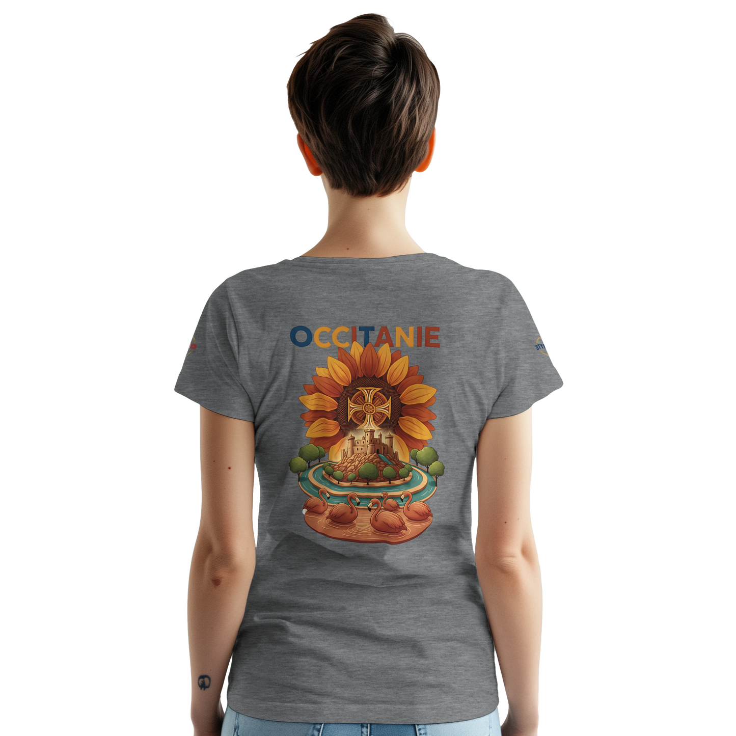 T-shirt Unisexe Occitanie – Coton Épais Premium