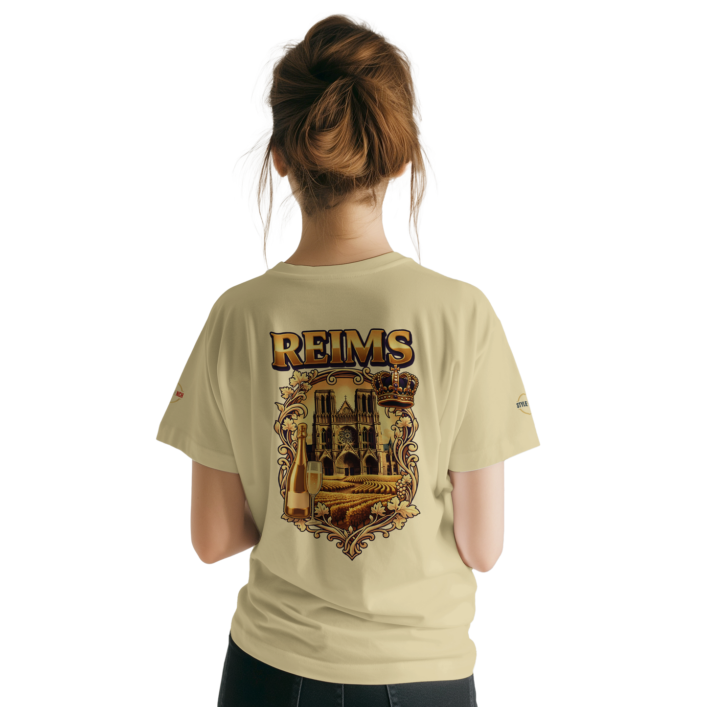 T-shirt Unisexe Reims - Ville de France - Design Premium