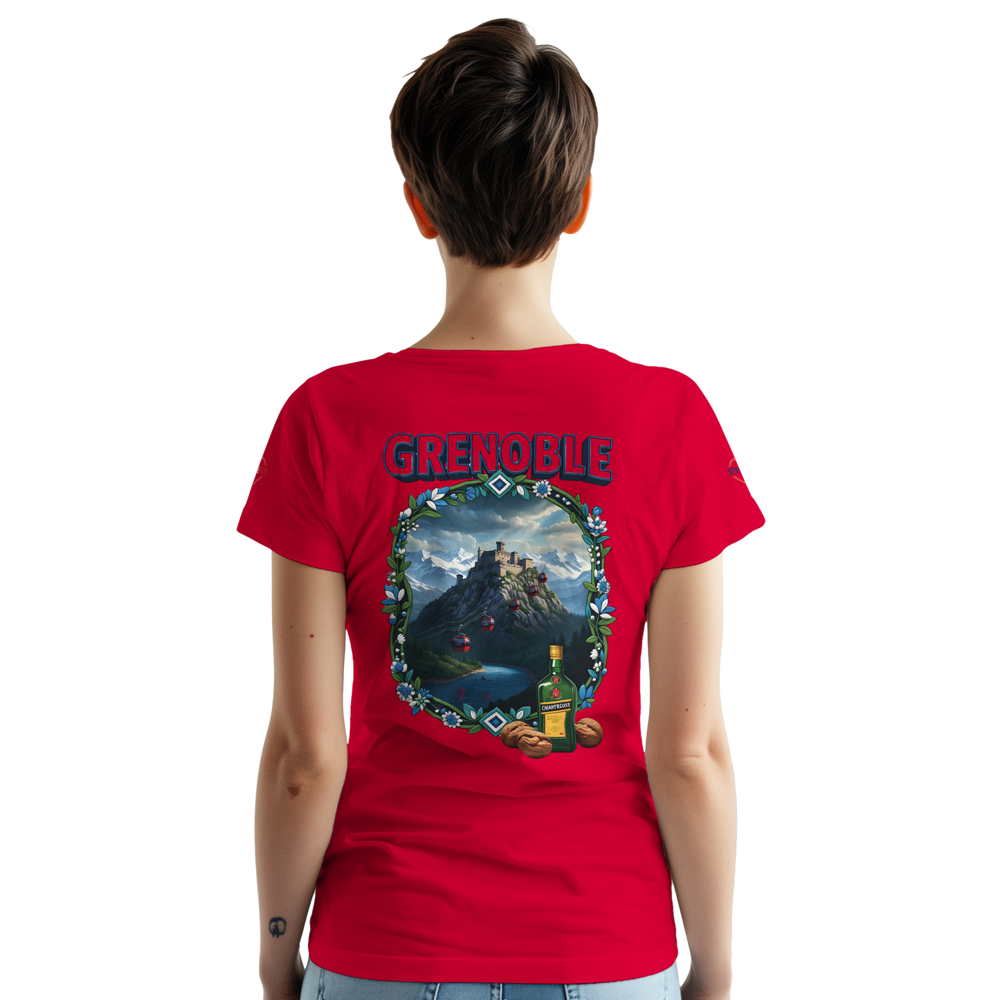 T-shirt Unisexe Grenoble - Ville de France - Coton Premium