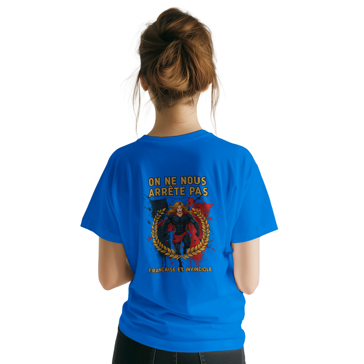 T-shirt Femme 'On ne nous arrête pas' – Coton Doux Premium