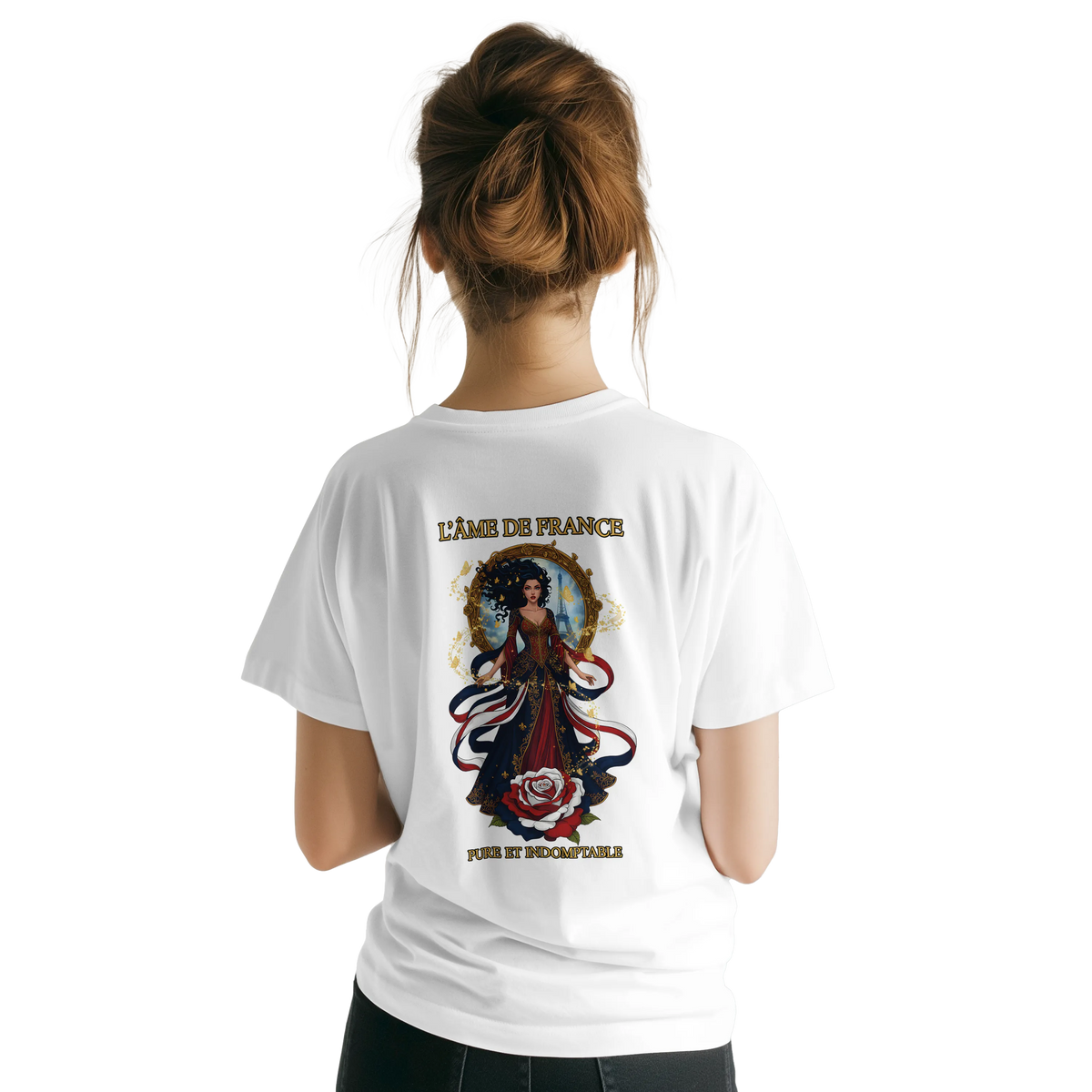 T-shirt  femme L'âme de France – Premium Cotton Tee with Classic French Design