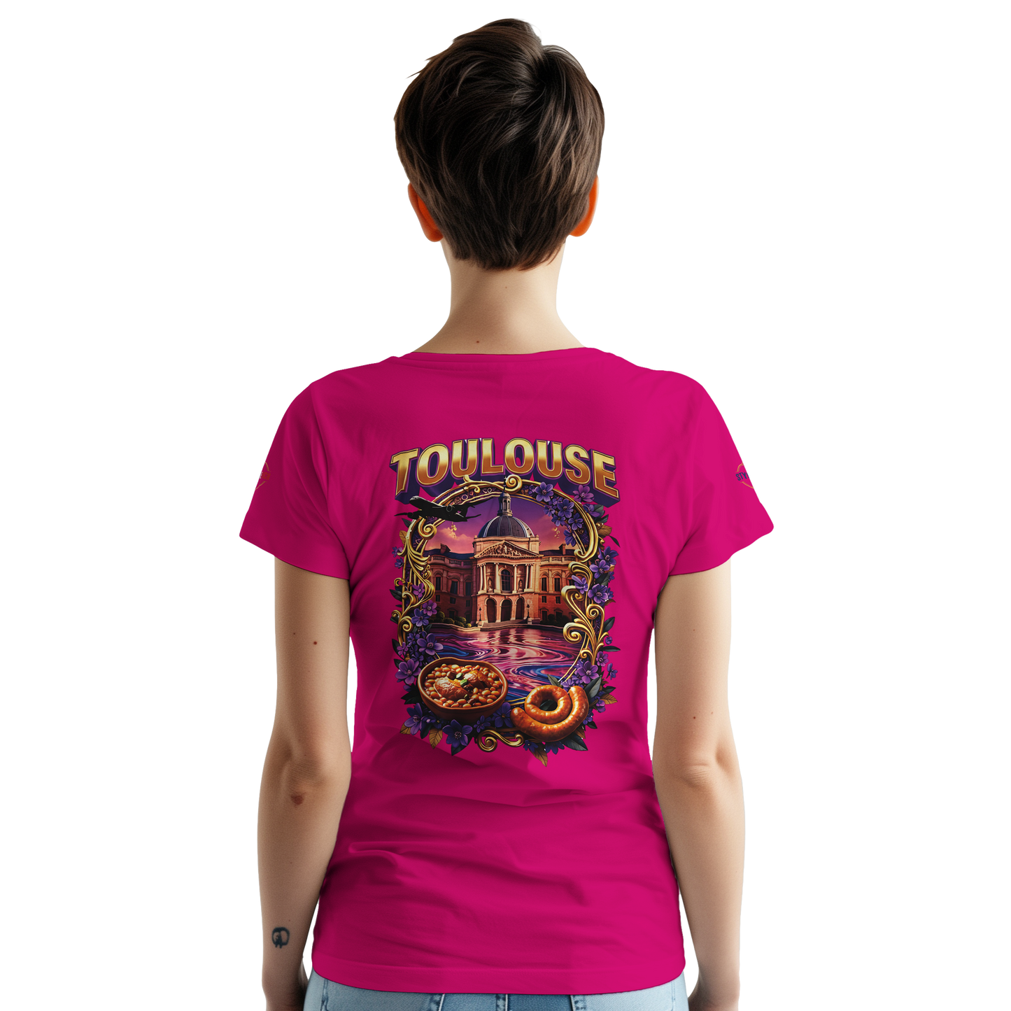 T-Shirt Unisexe Toulouse France – T-Shirt en Coton Premium à Coupe Classique