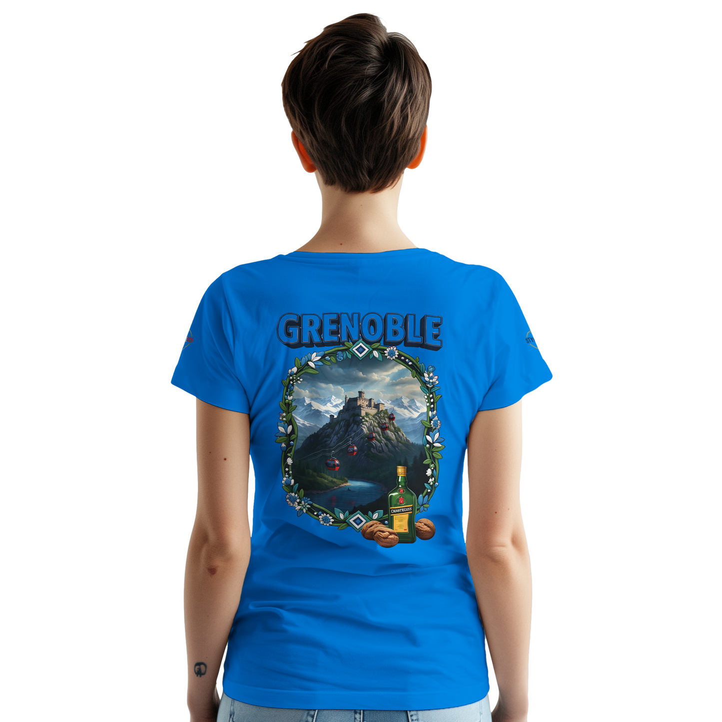 T-shirt Unisexe Grenoble - Ville de France - Coton Premium