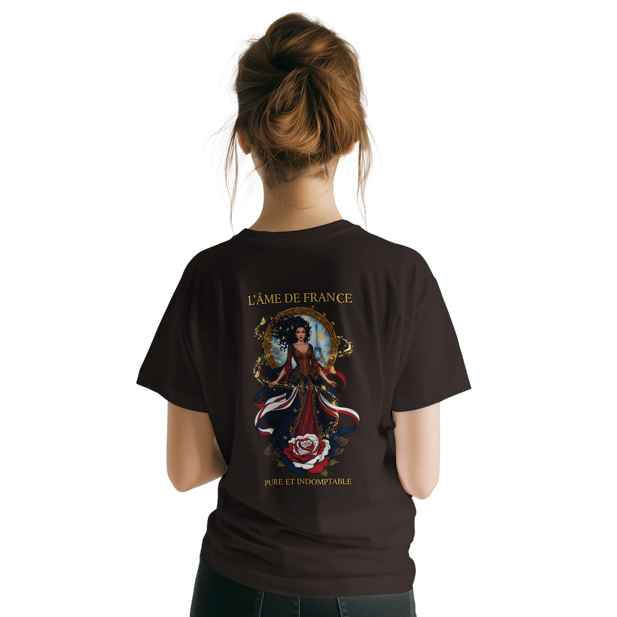 T-shirt  femme L'âme de France – Premium Cotton Tee with Classic French Design